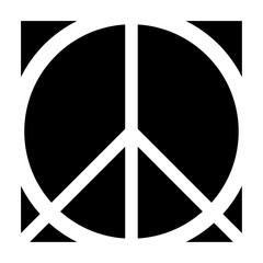A Vector of Peace Symbol Design	