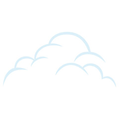 Cloud Line Art Drawing Illustration