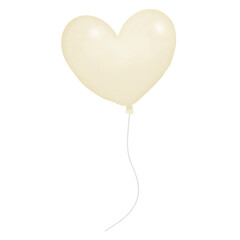 Fototapeta na wymiar heart shaped balloon