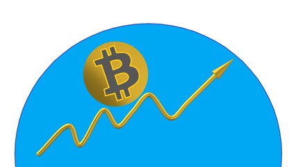 Crypto Bitcoin Cryptocurrency Future. Increase the value of Bitcoin.