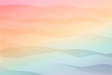 Fototapeta premium A pastel colored background with wavy lines, created with Generative Ai Technology