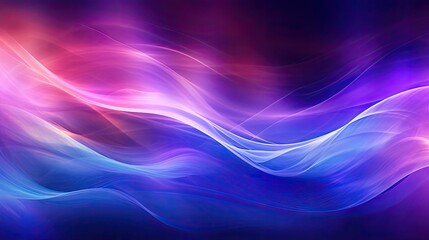 Fototapeta premium A blue and pink abstract background with wavy lines, created with Generative Ai Technology