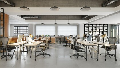 Modern elegant office interior