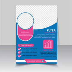 Minimal brochure layout and modern report business flyers poster template. Cover modern layout, annual report, poster, flyer in A4 with colorful geometric shapes eps 10 file