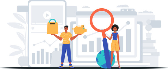 Digital Marketing Team. Ready to use banner