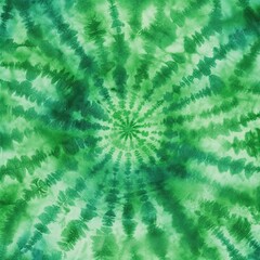 vibrant tie-dyed background with shades of green and white, created with Generative Ai Technology