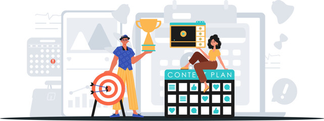 Digital Marketing Team. Ready to use banner