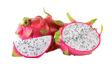 dragon fruit on transparent png