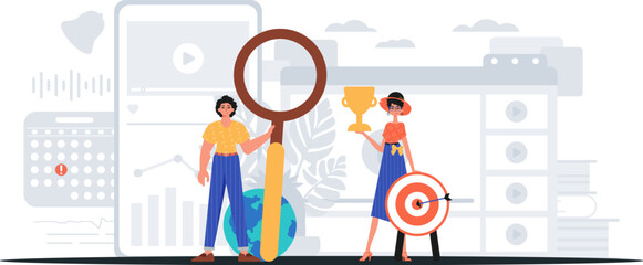 Digital Marketing Team. Ready to use banner