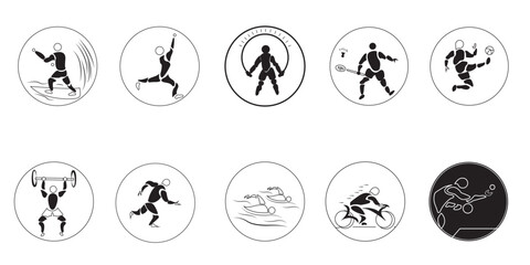 black and white bundle of free vector icons