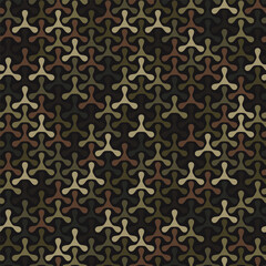 Texture military camouflage seamless pattern. Abstract army vector illustration