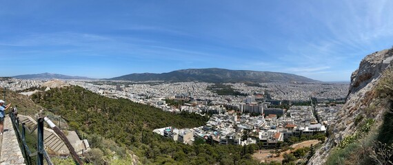 Athens from above - 619080239