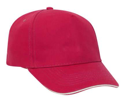 red cap isolated on white background