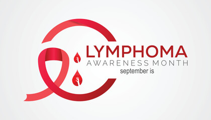 World Lymphoma awareness month is observed every year on September For banner, poster, card and background design.