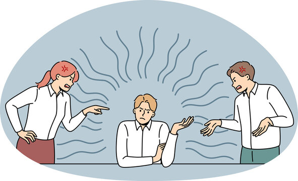 Employees fight with selfish male colleague