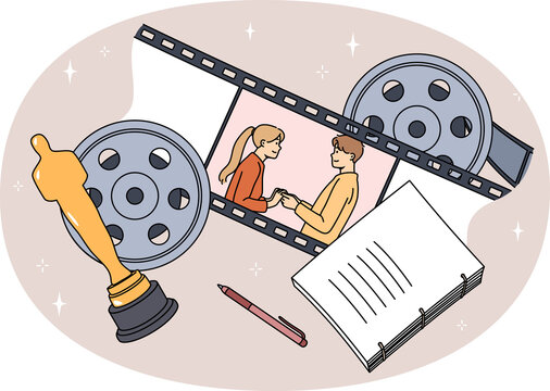 recommend clip art: Movie characters in romantic love story