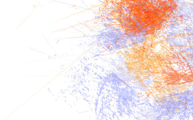 Abstract grunge texture splash paint multicolor background vector