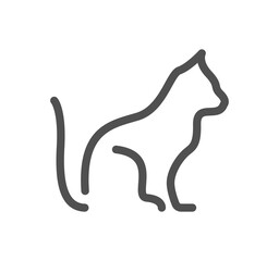Service pet related icon outline and linear symbol.
