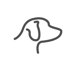 Service pet related icon outline and linear symbol.
