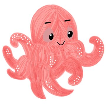 octopus cartoon character