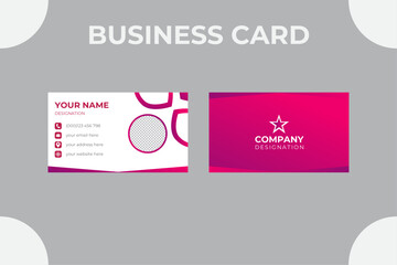 colorful business card design,horizontal clean vector,layout in rectangle size,double sided vector business card design formal vector design,modern business card template.professional visiting card