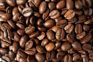 Coffee beans background