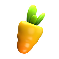 Carrot 3D illustration