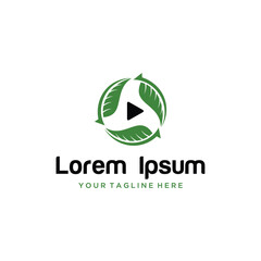 Nature Play Logo Design Vector