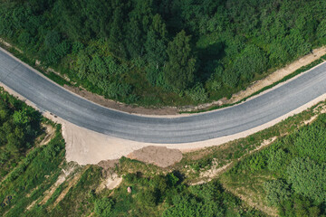 road in the mountains