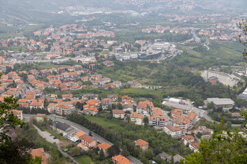 Fototapeta na wymiar View of San Marino landmark.