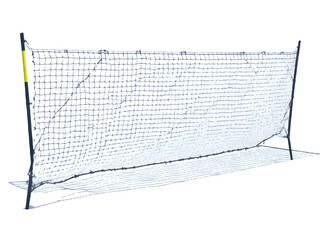 beach volleyball net illustration. Badminton net isolated on white background. - obrazy, fototapety, plakaty