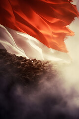 indonesian independence day, red and white flag background, indonesian flag