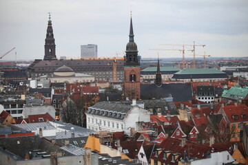 Obraz premium View from Round Tower, copenhagen, denmark