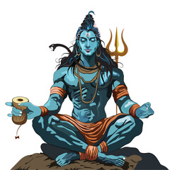 Vector Lord Shiva