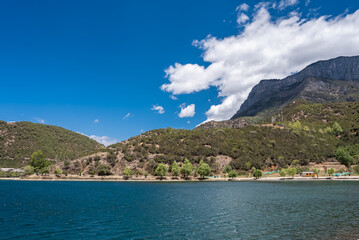 Natural Scenery of Lugu Lake Plateau Lakes in the Yunnan-Guizhou Plateau, China