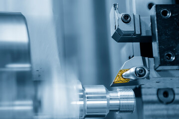 The hi-technology metal working processing by coating chip insert tool.