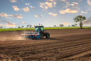 Foto op Plexiglas Agriculture et travail des champs en France. © Thierry RYO