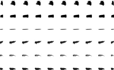Hand drawn doodle brush lines vector image