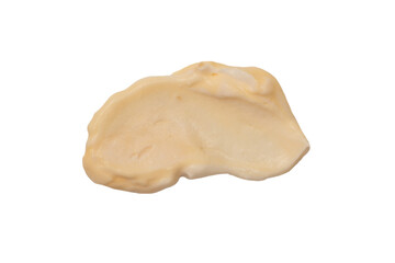 White sauce splashes isolated on white background.