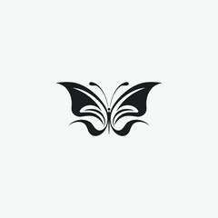 Fototapeta na wymiar Butterfly logo design vector illustration