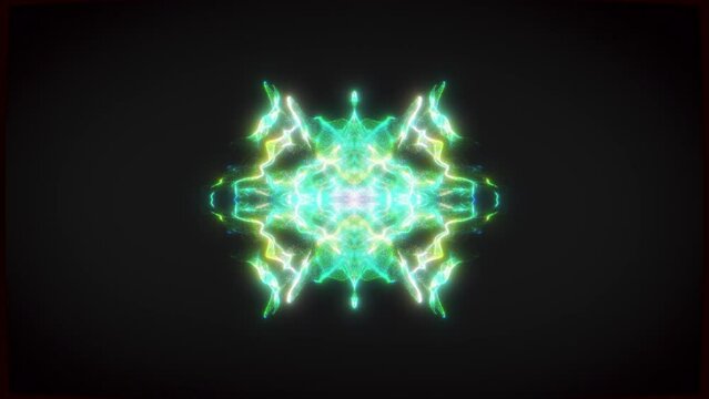 Green AI Energy Flow Particle Technology Background