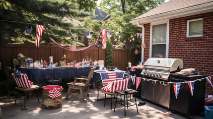 4th july backyard bbq