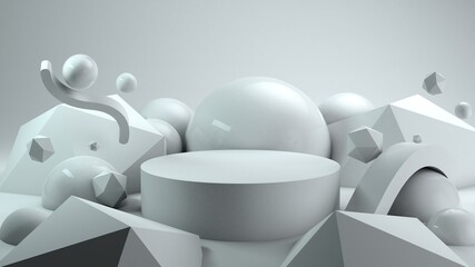 3D RENDER STUDIO BACKGROUND