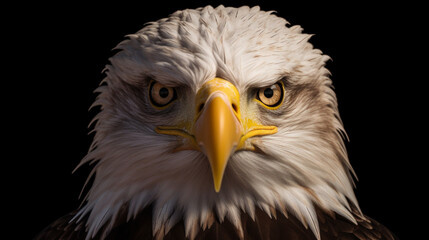 Obraz premium portrait of a eagle HD 8K wallpaper Stock Photographic Image