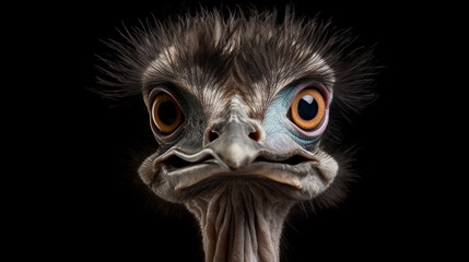 ostrich  HD 8K wallpaper Stock Photographic Image