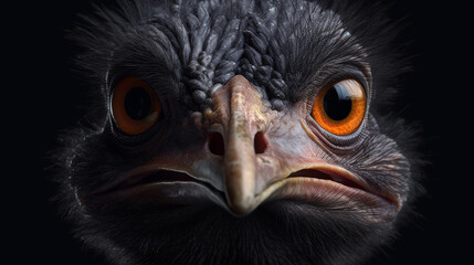 close up of a vulture HD 8K wallpaper Stock Photographic Image