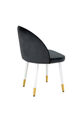 black, soft, stylish chair