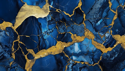  marble background blue and gold 