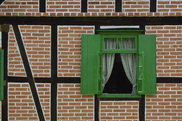 janela de casa em enlo alemão textura 