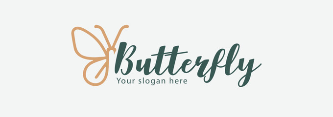 Butterfly logo. Luxury butterfly logo icon vector. Universal premium butterfly symbol logo. Butterfly conceptual simple icon.